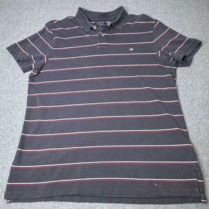 VTG Ralph Lauren Polo Jeans Co Polo Shirt Men's XL‎ American Flag Embroidered